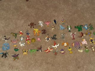51 Vintage Bandai H - T Digimon Figures,  Monsters,  Etc.  1 - 3 1/2 "