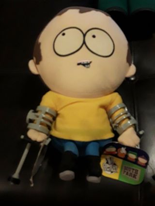 South Park Talking Jimmy With Crutches Plush Toy Doll Figure By Fun 4 All Mwt