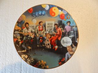 The Beatles All You Need Is Love 8 " Plate 1993 13901a Delphi Bradford Exchange
