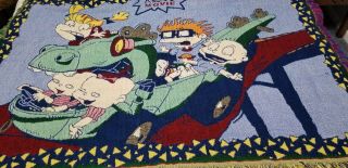Vintage Northwest Company The Rugrats Movie Tapestry Throw Blanket Rare