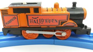 custom Pumpkin Halloween train Thomas & friends trackmaster motorized Youtube 3