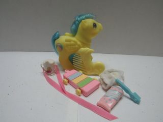 My Little Pony G1 Vintage First Tooth Baby Bouncy With Complete Accessories