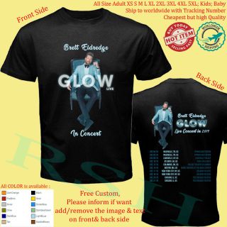 Brett Eldredge Glow Live Tour 2019 Concert Album T - Shirt S - 5xl ;youth; Infants