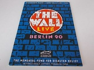 Roger Walters Pink Floyd The Wall Berlin 1990 Programme