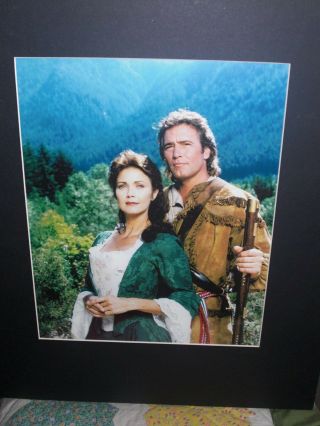 Hawkeye Tv Series With Lee Horsley And Lynda Carter 16 By 20 " Mounted /matted