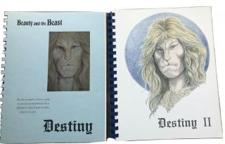 Beauty And The Beast Tv Show Fanzines Destiny 1,  2,  3 & 4