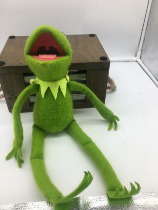Vintage 1976 Kermit The Frog 850 Jim Henson Muppet Doll Fisher Price Plush Toy
