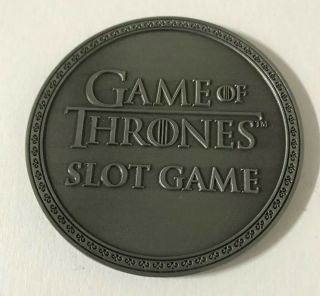 Aristocrat Hbo Game Of Thrones Medallion Coin Promo Slot Machine G2e
