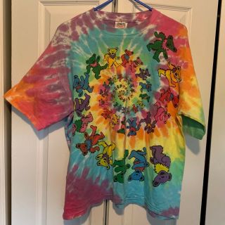 Vintage Grateful Dead T - Shirt – Tie Dye Bear Spiral – Men’s Extra Large