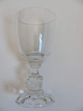 Fostoria American Lady Clear Glass - Set of 4 Claret Wine Glasses 3
