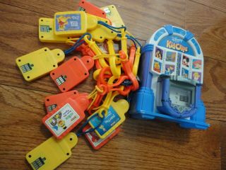 Disney Kid Clips Music Player Songs Cartridges Tiger Electronics Tunes