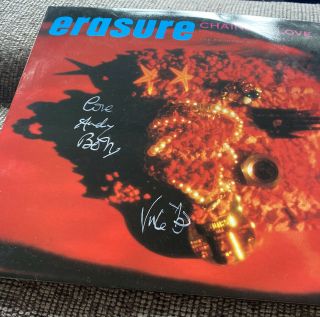 Erasure ’chains Of Love’ Signed 12”