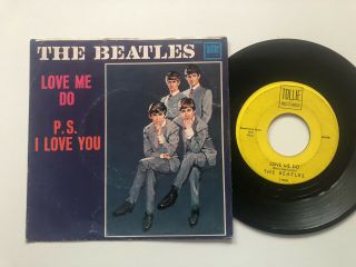 The Beatles,  45 Picture Cover Love Me Do Tollie Orig