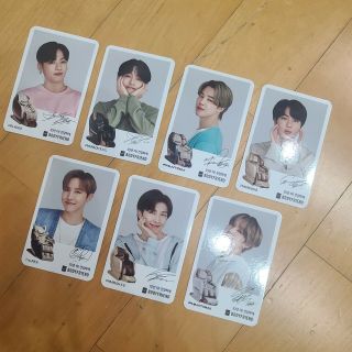 Bts X Body Friends Official Photocard 7pc Full Set With Signature