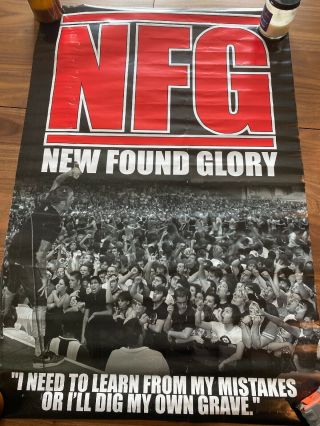 Found Glory “dig My Own Grave Nfg” Live Poster 24 X 36