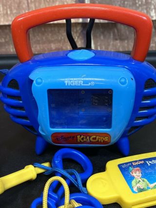 Vintage 2002 Disney Kid Clips Music Player With 7 Songs Tiger Electronics tunes 3
