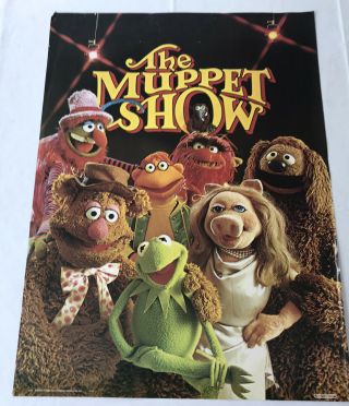 1976 Vintage : The Muppet Show : Scandecor Poster Jim Henson Sesame Street
