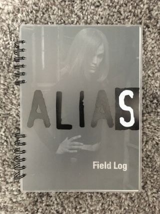 Alias Tv Show Field Log Lined Paper Notebook Jennifer Garner.  Rare