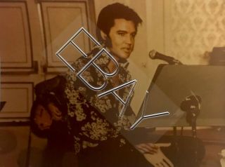 Elvis Presley Photo That’s The Way It Is Rehearsal Old Kodak Paper 130