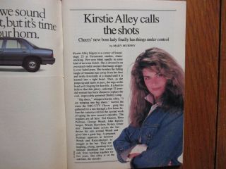 Nov - 1987 Tv Guide (kirstie Alley/the Empire Strikes Back/tina Roberts/canadian Ed