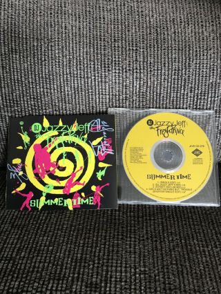 ‘summertime’ Dj Jazzy Jeff & The Fresh Prince Signed Cd Single Will Smith