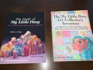 The My Little Pony G1 Collectors Inventory & The World Of My Little Pony Books