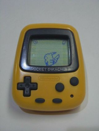 Pocket Pikachu Mpg - 001 Pokemon Yellow Nintendo Virtual Pedometer Pet