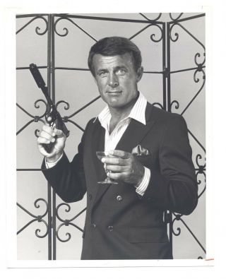 Robert Conrad Nbc 1979 A Man Called Sloane 7x9 Handsome Portrait Gun