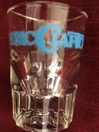 Rare Eric Clapton Celebrity Owned 1976 No Reason To Cry Promo Glass