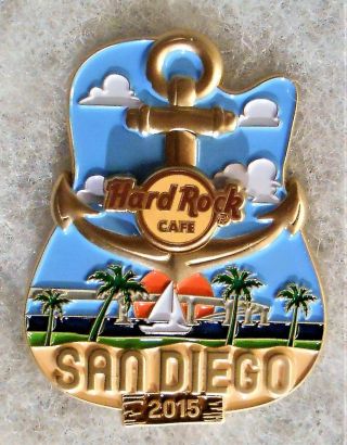Hard Rock Cafe San Diego Limited Edition Icon City Series Pin 84378