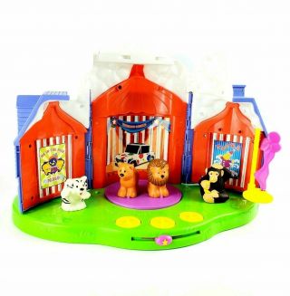 Backyardigans Bobblin Big Top Circus Toy Play Set & Animal Figures 2006 Mattel