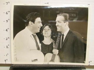 Abc Tv Show Photo 1960s Hootenanny Jack Linkletter Judy Collins Theodore Bikel