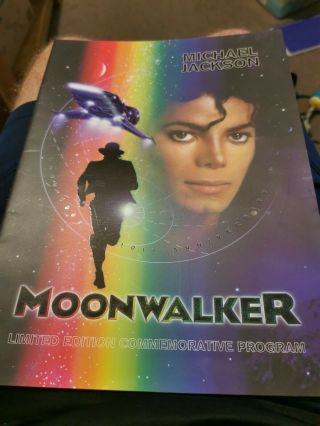 Michael Jackson Moonwalker Limited Edition Commemorative Program