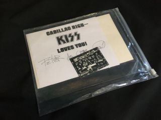 KISS Cadillac High Actual Flyer w/ Trading Card 3