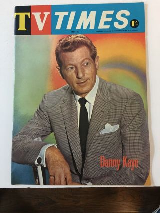 1965 The Danny Kaye Carolyn Jones Tv Times Week Guide Regional Australia