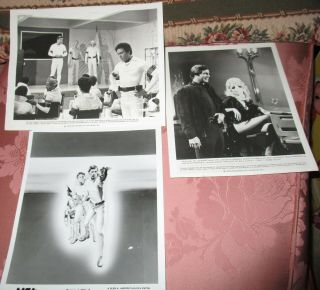 3 Glossy Press Photos Buck Rogers Gil Gerard 1979 &1985 Planet Of The Slave Girl