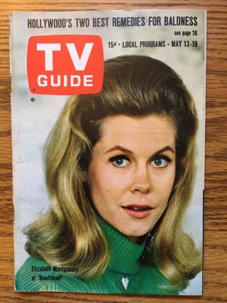 Portland Elizabeth Montgomery Bewitched On Cover Of Tv Guide May 13,  1967
