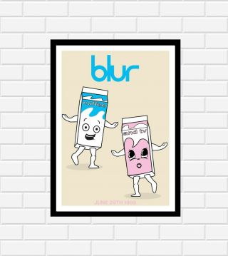 Blur Coffee And Tv Poster