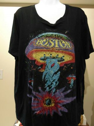 Vintage Boston 1987 Concert Us Tour T Shirt Reprint Forever 21,  3x Nwt
