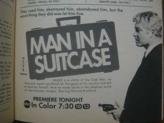 1968 TV Guide (CAMERON MITCHELL/HIGH CHAPARRAL/RICHARD BRADFORD/MAN IN A SUITCASE 3