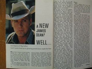 Feb.  1966 Tv Guide Mag (lee Majors/lee Kurty/big Valley/clint Walker/ben Gazzara