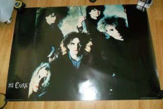 The Cure Vintage 1985 Poster By Paul Cox Goth Punk Wave Rock Vg