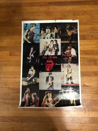 The Rolling Stones Vintage Poster Classic Rock & Roll Mick Jagger 1978