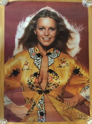 Vintage 1977 Cheryl Ladd Poster Charlie 