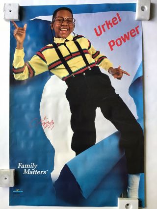 Steve Urkel Family Matters Tv Show Urkel Power Poster