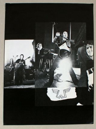 Beatles Paul Mccartney Wings Over Europe Concert Program - 1970s - Estq