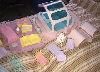Vintage G1 My Little Pony Paradise Estate Dirty Missing Parts And Damages 3