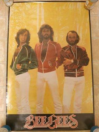 1979 Official Fan Club Poster - Bee Gees -