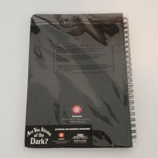 Nick Box Are You Afraid of the Dark? notebook with bookmarks and lapel pin 2