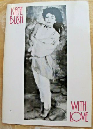 Kate Bush With Love Large Paperback Book In Exc Cond Rare